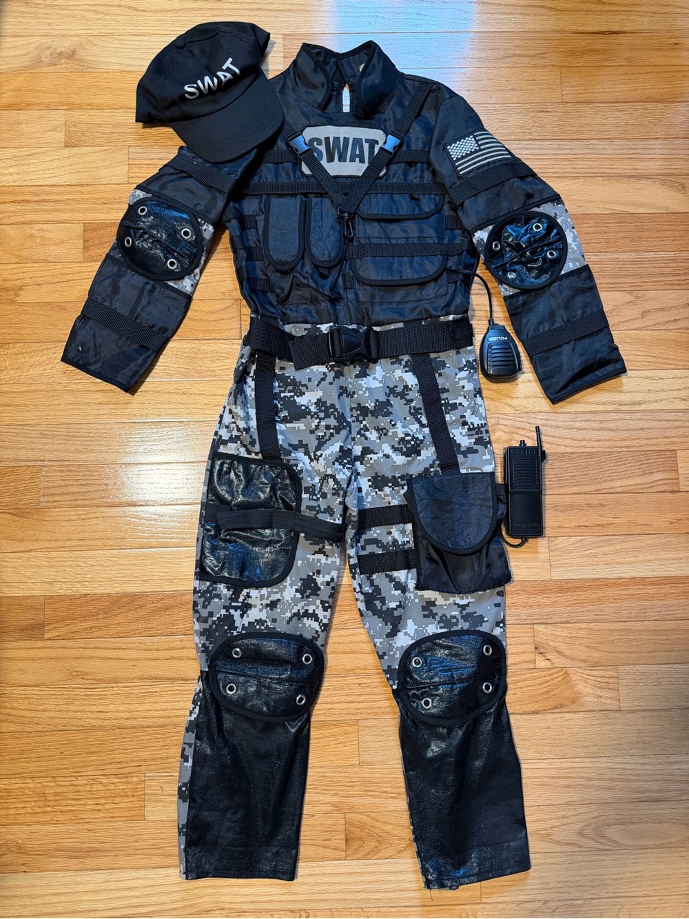 SWAT Kids Tactical Costume - Child Size 7-8